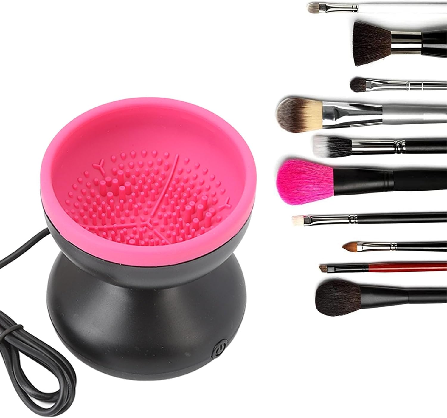 Electric Makeup Brush Cleaner,Portable Automatic USB Cosmetic Brush Cleaner Tools for All Size Beauty Makeup Brushes Set